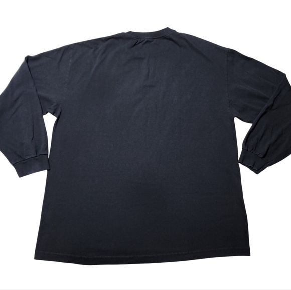 Atrox Factory Black Haunted House Long Sleeve T-shirt - Picture 2 of 7